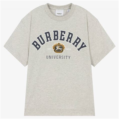 burberry teen logo t shirt|baby girl Burberry shirt.